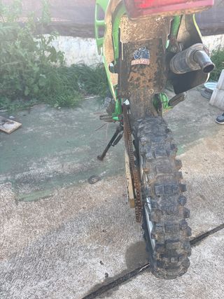 Moto Gilera Enduro/Motocross Verde
