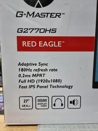 Monitor Gaming iiyama G2770HS Red Eagle 180Hz