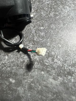 Pulsador Patinete Eléctrico Negro/Rojo