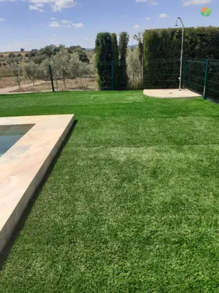 Césped artificial reciclado