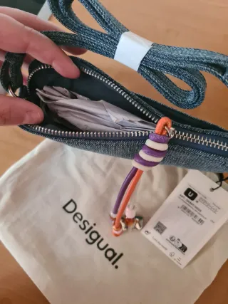 Bolso Desigual Denim Azul