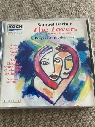 Samuel Barber - The Lovers CD