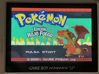 Game Boy Advance GBA SP AGS 101 Plata