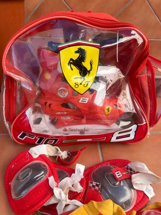 Patines Ferrari Niños Talla Ajustable