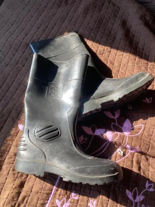 Botas de agua negras