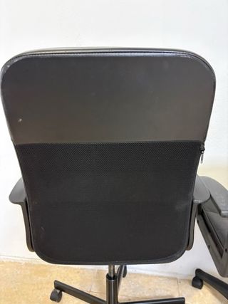 2 Sillas de Oficina Negras