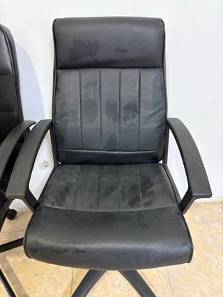 2 Sillas de Oficina Negras