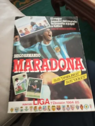 Album cromos Maradona Liga 1984-85
