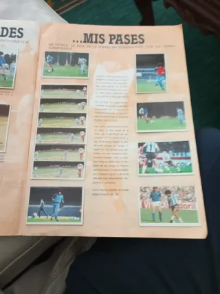 Album cromos Maradona Liga 1984-85