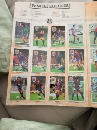 Album cromos Maradona Liga 1984-85