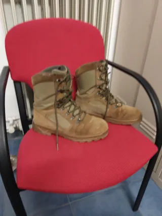 Botas militares marrones/oliva talla 44