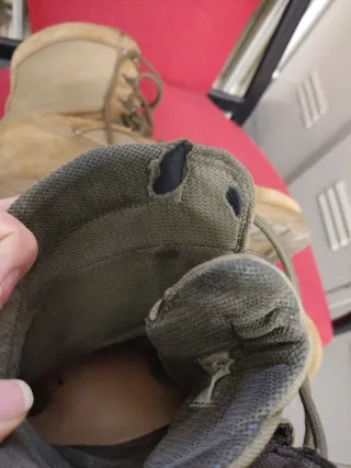 Botas militares marrones/oliva talla 44