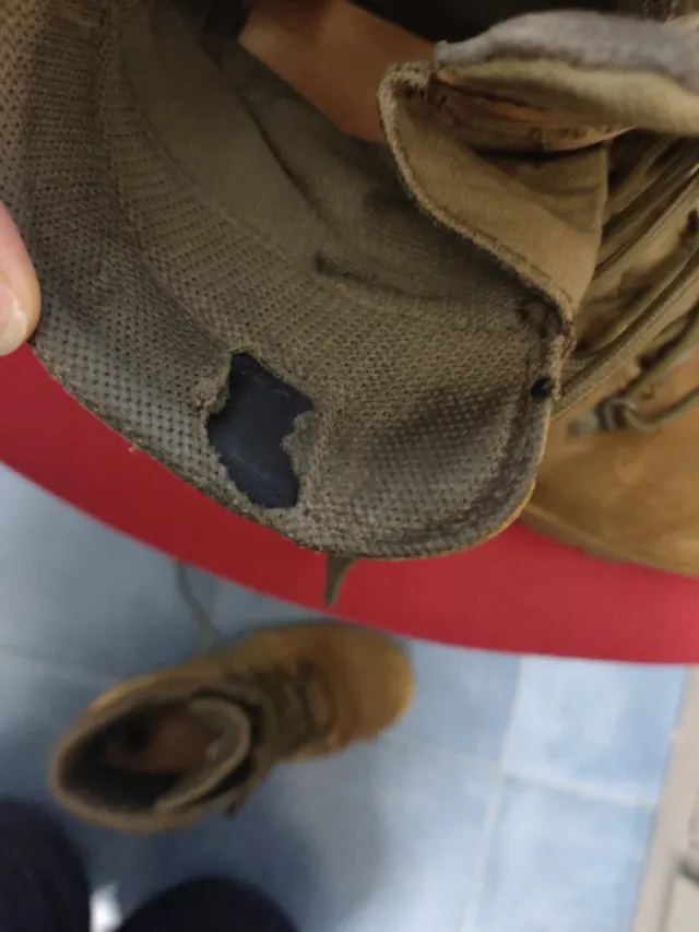 Botas militares marrones/oliva talla 44