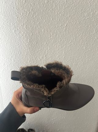 Botines marrones con forro de pelo