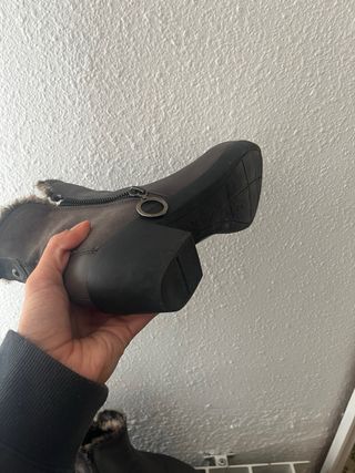 Botines marrones con forro de pelo