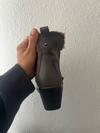 Botines marrones con forro de pelo