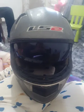 Casco Moto LS2 Gris