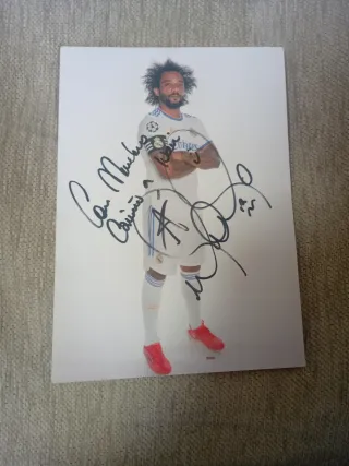 Postal firmada por Marcelo