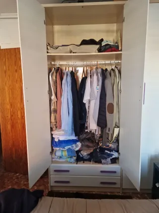 Armario 3 puertas + 2 cajones