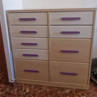 Armario 3 puertas + 2 cajones