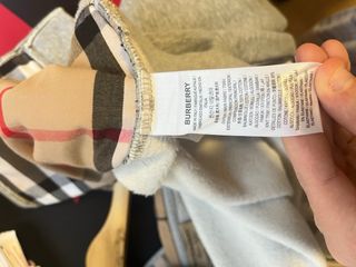 Sudadera Burberry Gris con Capucha