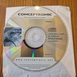 Tarjeta Conceptronic 2 Puertos USB 2.0