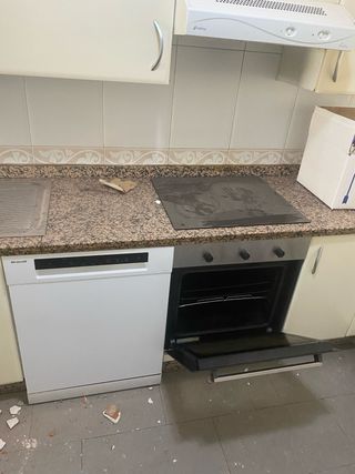 Vitrocerámica y horno