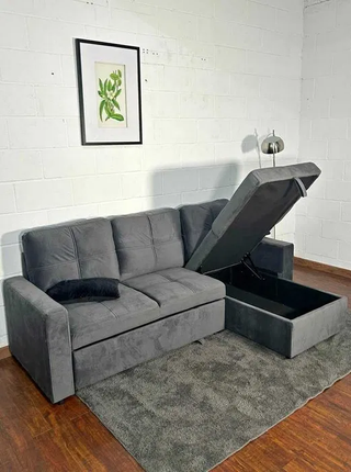 ULTIMOS!! Chaiselongue convertible en cama gris