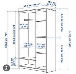 Armario IKEA Brimnes Blanco. Tiene 8 meses