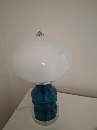 Lampada vintage vetro e metallo