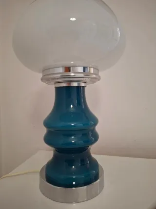 Lampada vintage vetro e metallo