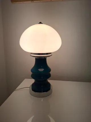 Lampada vintage vetro e metallo
