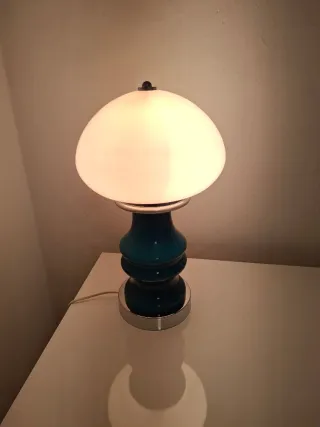 Lampada vintage vetro e metallo