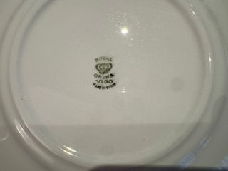 Vajilla de porcelana pintada a mano de 1966