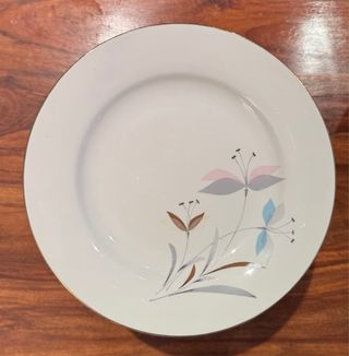 Vajilla de porcelana pintada a mano de 1966