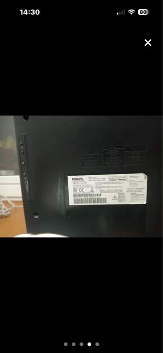 TV Philips 32 Negra/Gris + google chromecast