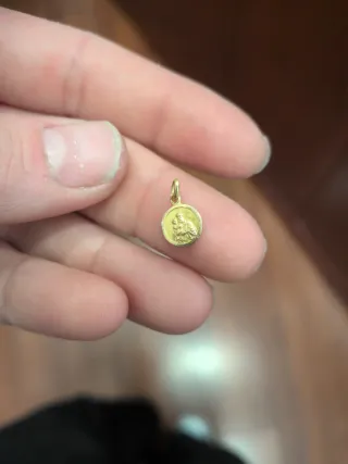 Mini Medalla San José Oro 18k