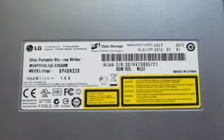 Grabadora Blu-ray Externa LG BP40NS20 - 3D y BDXL