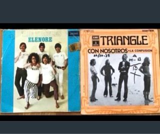 Lote Vinilos The Turtles y Triangle años 60-70