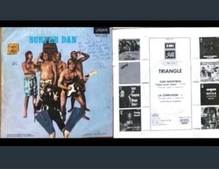 Lote Vinilos The Turtles y Triangle años 60-70