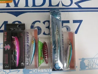 Lote 5 señuelos pesca