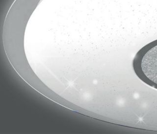 Dos Plafón LED Techo 76cm con mando a distancia