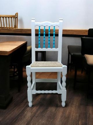 Sillas de madera restauradas (Set de 4)