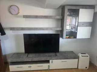 Mueble TV y estantería modular