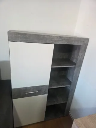 Mueble TV y estantería modular