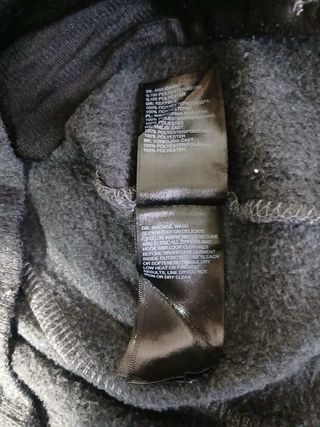 the north face pile zip woman size XS black