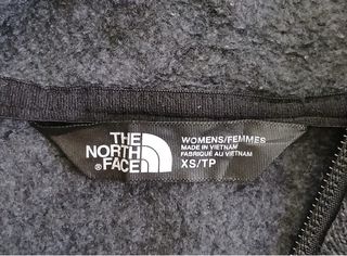 the north face pile zip woman size XS black