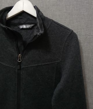 the north face pile zip woman size XS black