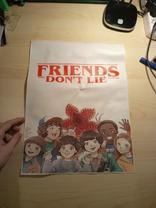 Stampa Stranger Things Friends Don't Lie