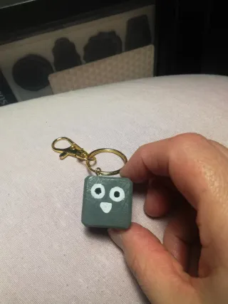 Portachiavi colorati  di gufi stilizzati